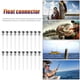 thumbnail image 5 of 20x gancho de cebo para cuentas pelo Chod Rig Boilies accesorio de pesca de carpa (L), 5 of 6