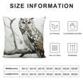 thumbnail image 5 of Orinice Owl Tree Branch Graphic Decorative Cushion Throw Pillow Cover for Home Couch Living Room Bed Sofa - Printed on Both Sides - All Year Round - 1PC 24x24in, 5 of 5