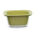 thumbnail image 3 of Esquirla 2 Layer Fruits Vegetable Washing Basket Serving Tray for Pasta Salads Fruits green, 3 of 8
