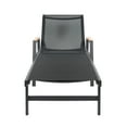 thumbnail image 3 of Christopher Knight Home Oxton Outdoor Aluminum Chaise Lounge (Set of 2) by  Black Mesh, 3 of 5