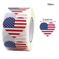 thumbnail image 3 of shyuyusa 500 Piece 1 Inch Patriotic Adhesive Sticker Set Mini Decals For Craft Gift And Festival Decoration, 3 of 6
