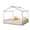 Double Gray, variant on Bellemave Double Twin Floor Bed for 2 Kids, Wood Montessori Floor Bed Frame with Safety Guardrails, Low‑Profile House‑Shaped Design, No Box Spring Needed for Toddlers Boys and Girls Teens, Gray