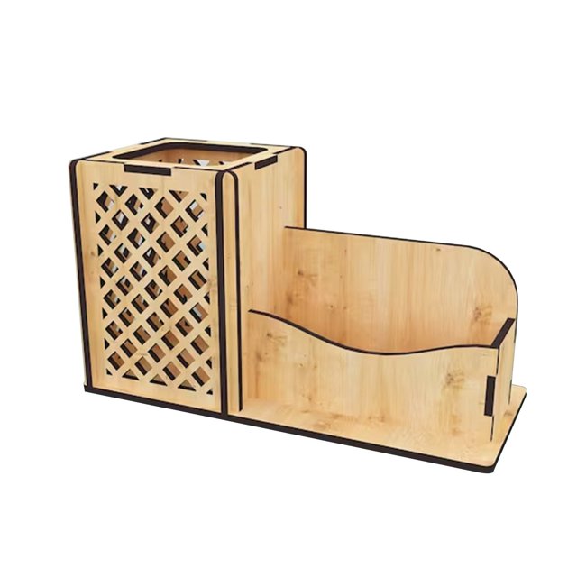 Oferta por tiempo limitado!Caja de madera para tarjetas de visita, caja de almacenamiento de exhibición de escritorio creativa de alta capacidad