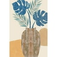 thumbnail image 3 of Kouta, Flora 11x14 Black Modern Framed Museum Art Print Titled - Indigo Yellow Still Life I, 3 of 5