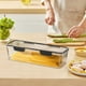 thumbnail image 4 of Fiudx Caja de Almacenamiento, Recipiente Hermético Versátil de Grado Alimenticio, Mantiene Los Fideos Frescos, Organiza Hierbas y Ajo, Esencial En La Cocina, Ideal para Cocineros Caseros, Diseño de F, 4 of 5
