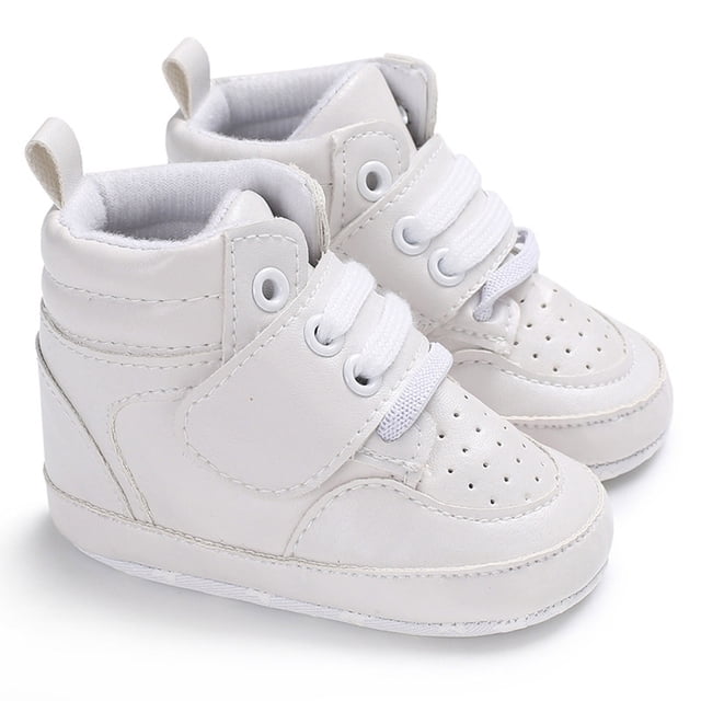 NOKIO Toddler Kids High Top Sports Shoes Flat Bottom Breathable Lightweight Solid Color Spring Summer Unisex Non Slip Comfortable