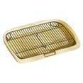 thumbnail image 1 of TISHITA Dog Toilet Keep Paws Floors Clean Training Pad Holder Portable Training Tray Yellow XL, 1 of 8