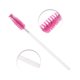 thumbnail image 3 of Ofertas Únicas 100 Pcs Cepillo de Pestañas Portátil para Vacaciones Rosa Rojo Rosa Brillante Cristal Falso Nylon, 3 of 5