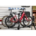 thumbnail image 3 of Swagman Bike Rack 66689 E-Spec; 2 Inch Receiver Hitch Mount; Holds 2 Bikes; 80lbs Per Bike Weight Capacity; Bike Wheels Strapped to Wheel Trays; With Lock; Foldable; Black; Steel, 3 of 8