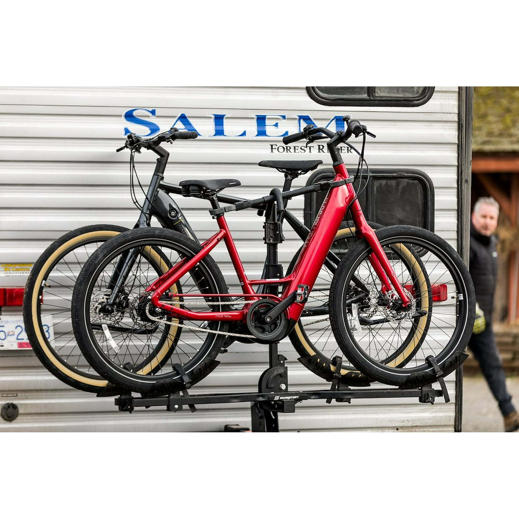 Support Vélo Attelage Pilot BR-2001-2B – 2 Vélos, Pliable, Acier, Capacité 90 Lb, NEUF