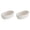 Y-White 2PCS, variant on kjfeif Small Woven Basket, Mini Cotton Rope Storage Basket, Tiny Easter Basket, Shelf Basket, Oval Decorative Toy Dog Cat Basket for Nursery, Kids Room, Empty Gift Basket, 11.8" x 6.69" x 3.71"