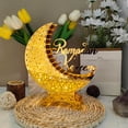 thumbnail image 3 of Ramadan Decorative Moon Lamp Table Decor LED Ramadan Lamp Moon Star Light Party, 3 of 5