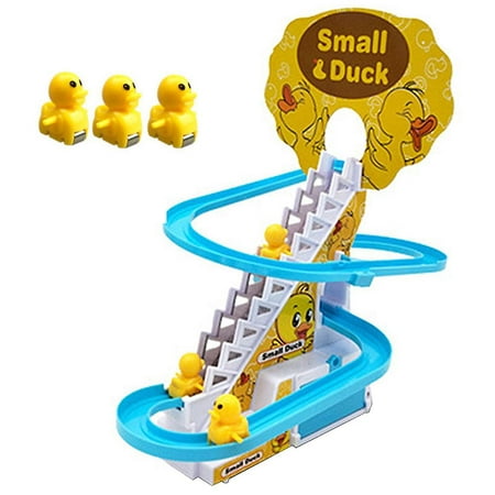 Rail jouet canard électrique escalade escalier ensemble de jouets jouets  éducatifs pour enfants enfants