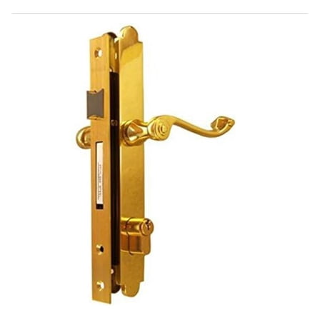 THINLINE Mortise Lockset 2750 Series - Single Cylinder, Storm & Screen Door Lock - 2-1/2" Backset, Solid Brass Trim