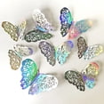 thumbnail image 4 of Pegatina atrapasueños de cristal para habitación de niños, efecto 3D, mariposa hermosa, decoración del hogar, 12 piezas, 4 of 4