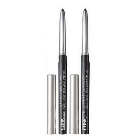 2-Pack Clinique Quickliner for Eyes Intense 01 Intense Black, Travel Size