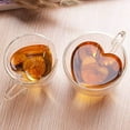 thumbnail image 3 of SKEMIX Heart Shaped Mug - Double Glass Coffee Cups With Heart - Double Layer Heart Cup - Heart Shaped Tea Cup - Clear Heart Mug - Heart Shaped Coffee Cup - Glass Heart Mug - Heart Shape Tea Cups, 3 of 5