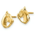 thumbnail image 2 of 14k Madi K Horse Head Earrings, 2 of 3