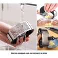 thumbnail image 4 of Garlic Press, Stainless Steel Kitchen Garlic Presses Rocker Crusher with Small Brush and Cleaning Scraper, Garlic Crusher Rocker with Plastic Handle, Easy to Clean, 4 of 6