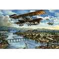thumbnail image 2 of Inventions 24x17 Black Ornate Wood Framed with Double Matting Museum Art Print Titled - Japanese Plane in the Siberian Intervention, 2 of 4