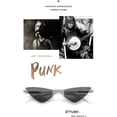 thumbnail image 3 of Gafas de sol FEISEDY Small Cat Eye para mujer PUNK Party Metal, 3 of 4