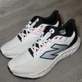 thumbnail image 2 of New Balance Men's Fresh Foam Arishi v4 Running Shoes Size 9.5 White Black Mesh, 2 of 6