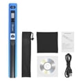 thumbnail image 3 of Portable Wireless Document Scanner A4 900DPI JPG/PDF Format LCD Display with Bag for Office School Blue(CD), 3 of 4
