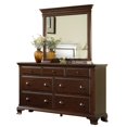 thumbnail image 5 of Picket House Furnishings Brinley Solid Wood Dresser with Mirror in Cherry, 5 of 8
