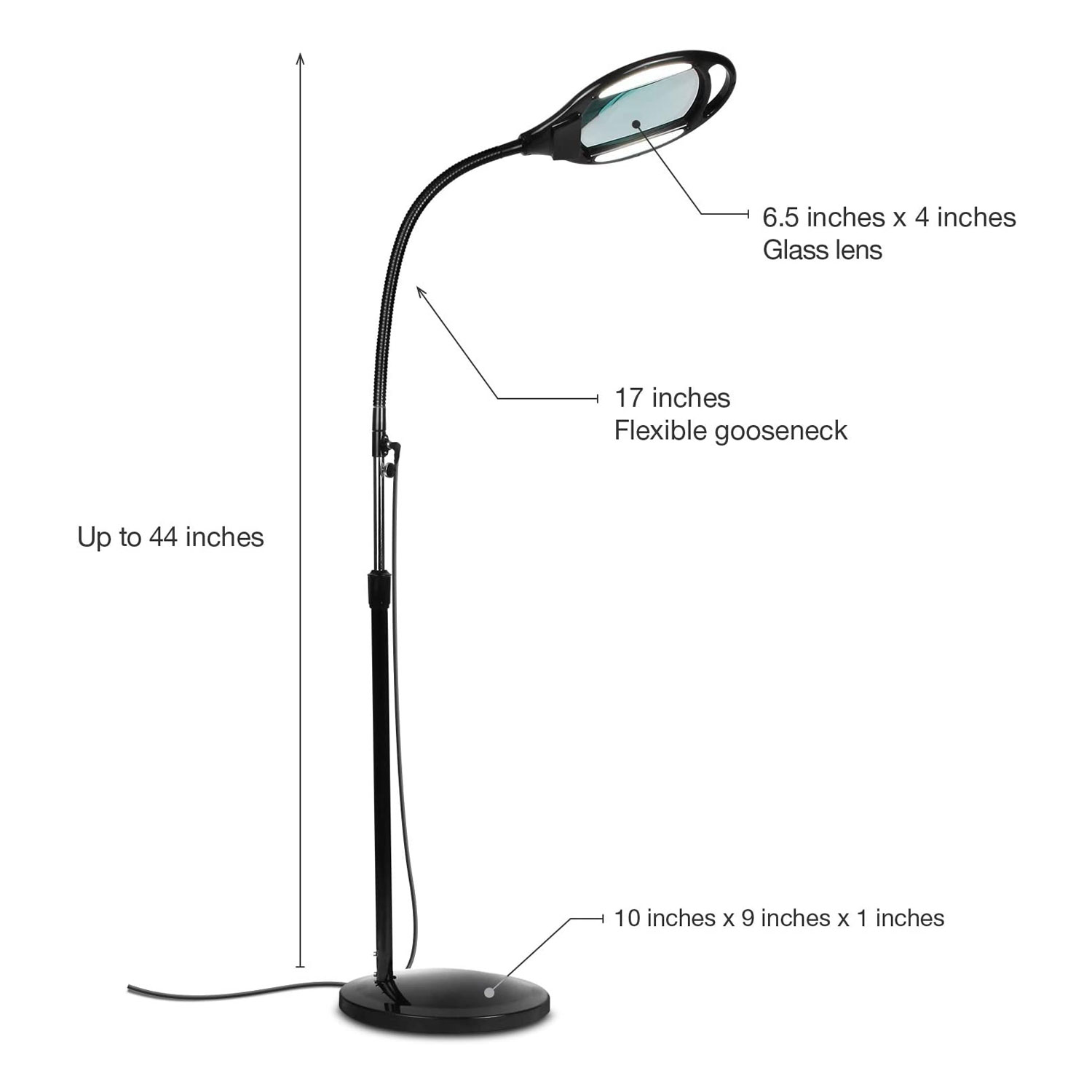 brightech lightview pro led magnifying floor lamp