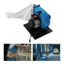 Potable 750W 1HP Dust Collector, 550 CFM Wheeled Jet Dust Collection w/14.8 Gal Bag For Dust Cleaning