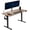 Vintage Brown/Black, variant on VIVO Electric 55"x 24" Sit Stand Desk, Rustic Vintage Brown Top, Black Frame