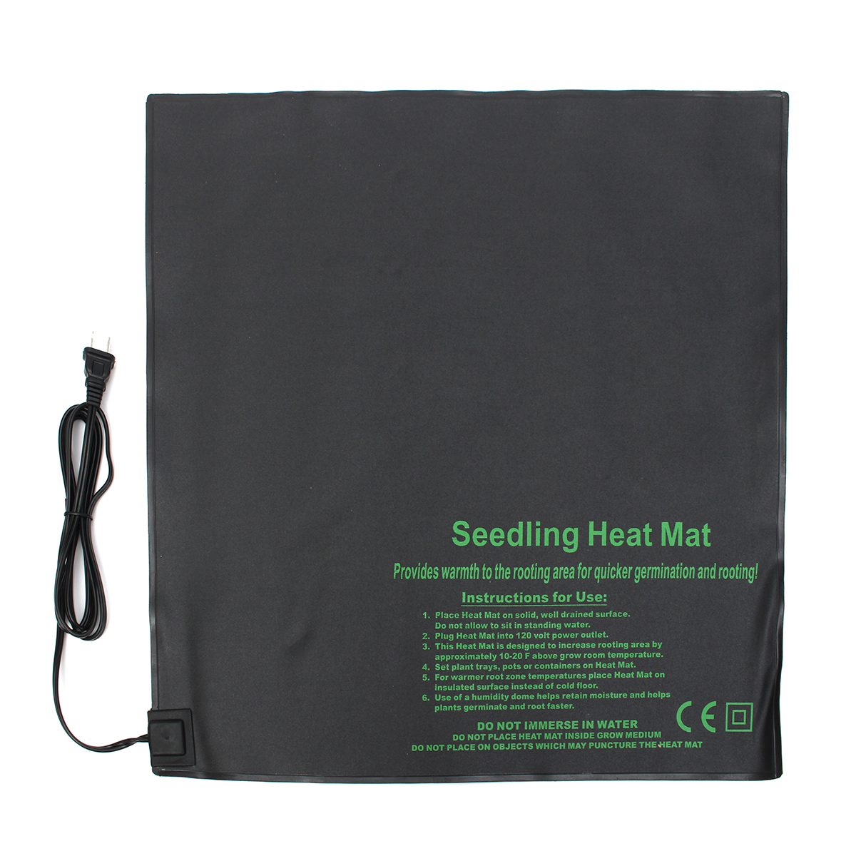 10 x 20 Inches Waterproof Plant Heat Mat and 41-108 /°F Digital Thermostat Controller Combo Set for Plant Germination Root Growth Indoor Seedling J/&D Seedling Heat Mat and Digital Thermostat Set