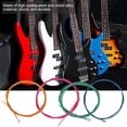 thumbnail image 4 of 4 String Colorful Bass Guitar Strings Set 4 String Bass Instrument Accessories Lightweight Durable Gift for Beginners 1.16mm 1.44mm 2.0mm 2.54mm, 4 of 7