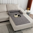 thumbnail image 6 of Dog Couch Bed – 47.24" Dog Bed for Couch with Removable Cover, Non-Slip Sofa Protector for Small Medium Large Dogs（Dark Gray XXL）, 6 of 8