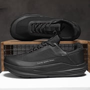 Mens wide toe box shoes - cushioned road running shoes, anti slip mens wide foot walking sports shoes, anti slip mens wide foot walking sports shoes, comfortable sports and fitness couple sports s