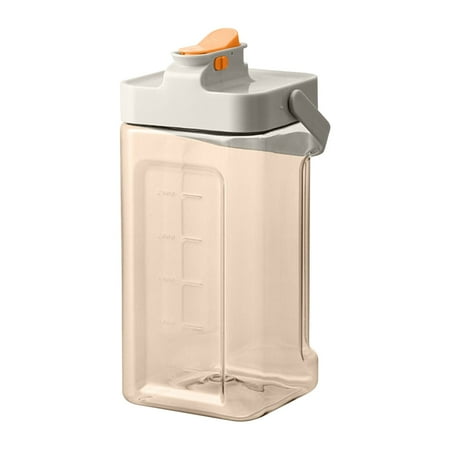 

Clearance CNEWQJY Storage Bins 1 Gallon Drink Dispenser For Fridge Beverage Dispenser With Spigot And Lid Milk Lemonade Dispenser Sealed Juice Containers For Parties And Dairly Use Clear Plastic