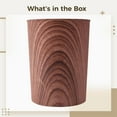 thumbnail image 5 of Cooking Utensil Holder for Countertop, Large Silicone Utensil Holder with Wood Grain Design, Heat Resistant Nonstick Kitchen Tools Organizer, Suitable for Various Kitchen Styles, 5 of 5