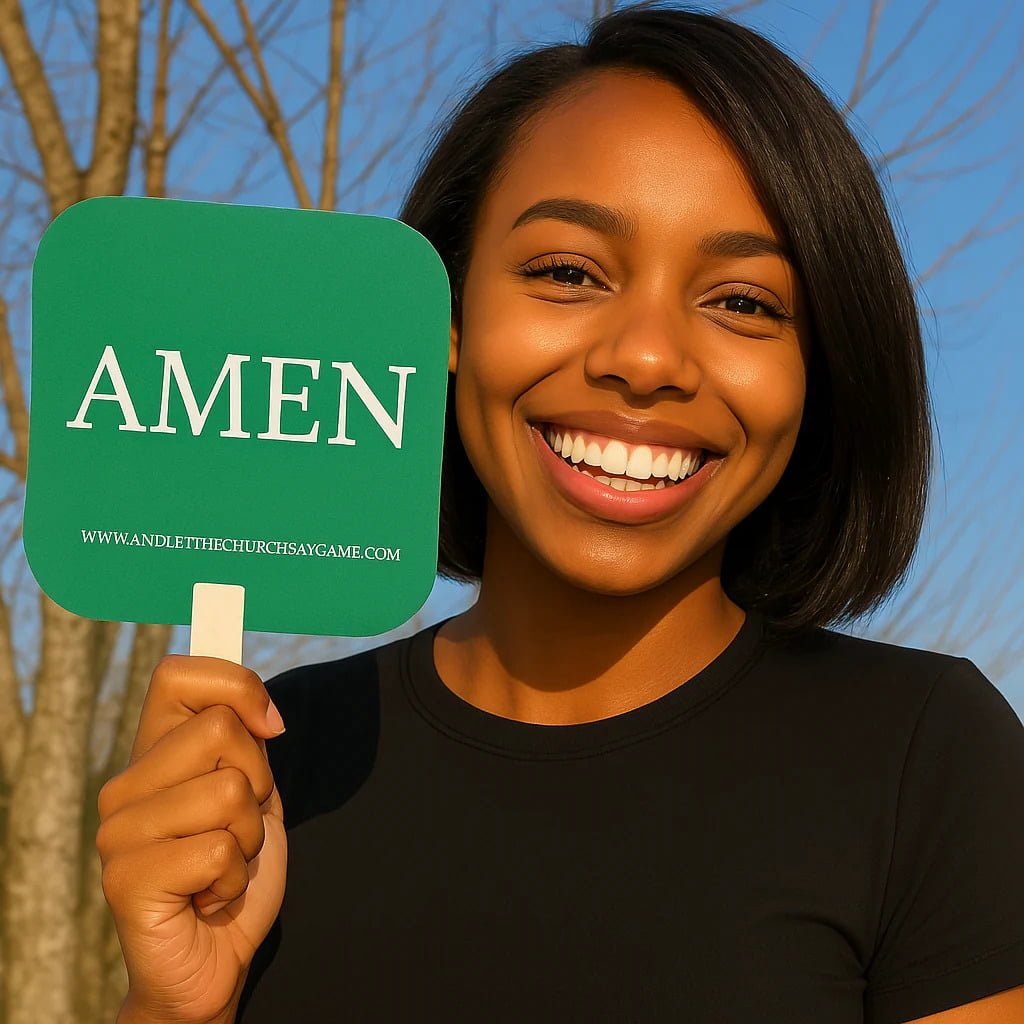 And Let The Church Say Family Bundle – Card Game with 4 Reaction Fans