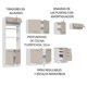 thumbnail image 5 of Cocina Integral Completa Modular Madesa Agata 330cm BC 02, 5 of 10