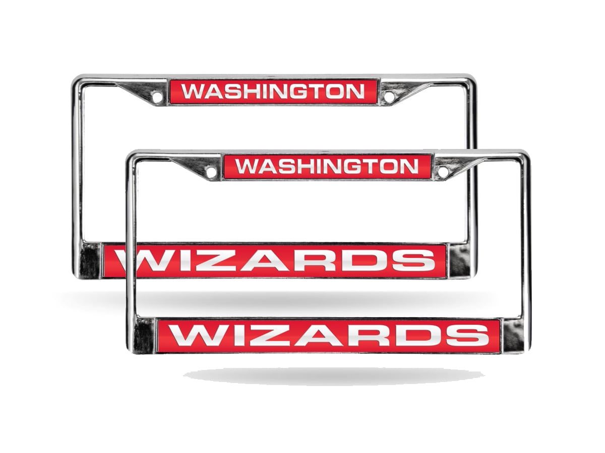 Rico Washington Wizards Chrome License Plate Frame Rico Washington Wizards Chrome License Plate Frame