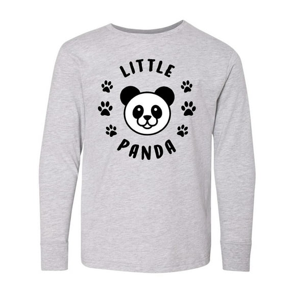 Inktastic Little Panda Long Sleeve Youth T-Shirt