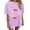 Purple, variant on Tops For Women T-Shirts Oversized Cherry & Bow Print Graphic Summer Short Sleeve Fashion Clothing Beige L