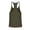 Army Green#men's y-back bodybuilding stringers, variant on Moxiu Bodybuilding Stringer Tank Tops for Men Quick Dry Athletic Workout T Shirts Y-Back Sleeveless Muscle Gym Fitness Tees Black,M