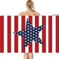 thumbnail image 4 of Independence Day,Beach Towel,Microfiber Beach Towel,Luxurious Printed Beach Towel With Cool - Oversized Towel For Pool Beach - Lightweight Towel For Swimming Camping,Yoga,Travel - Flag, 4 of 7