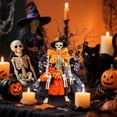 thumbnail image 4 of Halloween Decorations Skeleton Pumpkin Desktop Ornament Home Decorative Figurine For Holiday Party, 4 of 8