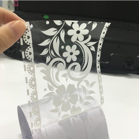 FOMIYES PVC Self-Adhesive Wallpaper Border Sticker 10cm x 10m Roll