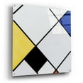 thumbnail image 2 of Epic Art 'Lozenge Composition with Yellow, Black, Blue, Red, and Gray, 1921' by Piet Mondrian, Acrylic Glass Wall Art, 36"x36", 2 of 8