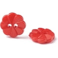 thumbnail image 3 of 100Pcs 2-Hole Flower Acrylic Buttons Dyed Sewing Buttons Flower Craft Buttons for Garment Sewing Buttons and DIY Craft Projects 13x3mm Hole: 2mm Mixed Color, 3 of 3