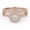 Rose Gold, variant on Twisted Infinity Double Halo Bridal Set Ring for Women, IGI Certified 0.80 Carat (ctw) Round Cut Lab Grown Diamond Engagement Wedding Ring In 14K Solid Yellow Gold F-G, VS-SI Quality -6.5