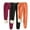 Orange, variant on Womens Sweatpants Sevevn 3PC Women's Winter Warm Solid Color Sweatpants Sherpa Lined Jogger Fleece Pants